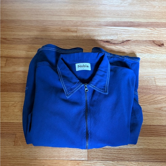 Noble Utility Jumpsuit Navy Contrast Stitch- M - Picture 4 of 5